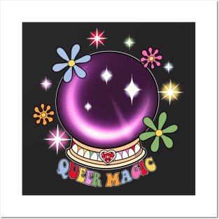 Queer Magic crystal ball Posters and Art